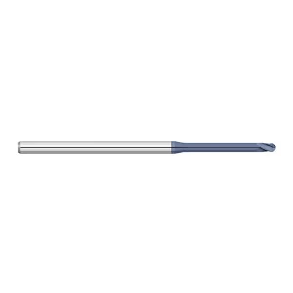 0.015 3 Fl Long Reach Stub Flute Ball Nose Carbide End Mill w/ALTiN, Kodiak Cutting Tools, Mfr#: 5568107